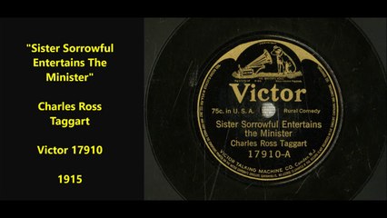 Sister Sorrowful Entertains The Minister - Charles Ross Taggart (1915)
