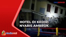 Pondasi Tergerus Arus Sungai, Hotel Kolombo di Kota Kediri Nyaris Ambruk