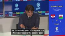 Croatia failed to make dominance count v Wales - Dalić