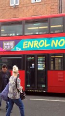 ROUTE U4 BUS MAKES WRONG TURN IN HAYES TOWN!