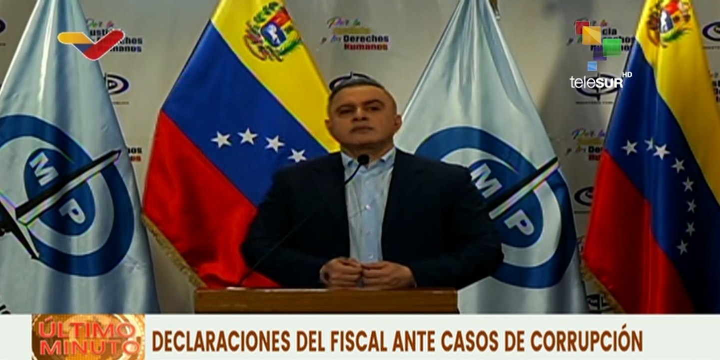 Fiscal general venezolano informa sobre detenidos por trama de corrupción en PDVSA