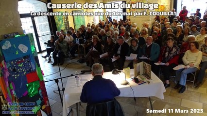 Causerie des amis du village- Descente en carrioles par F COQUILLAT 25mars2023