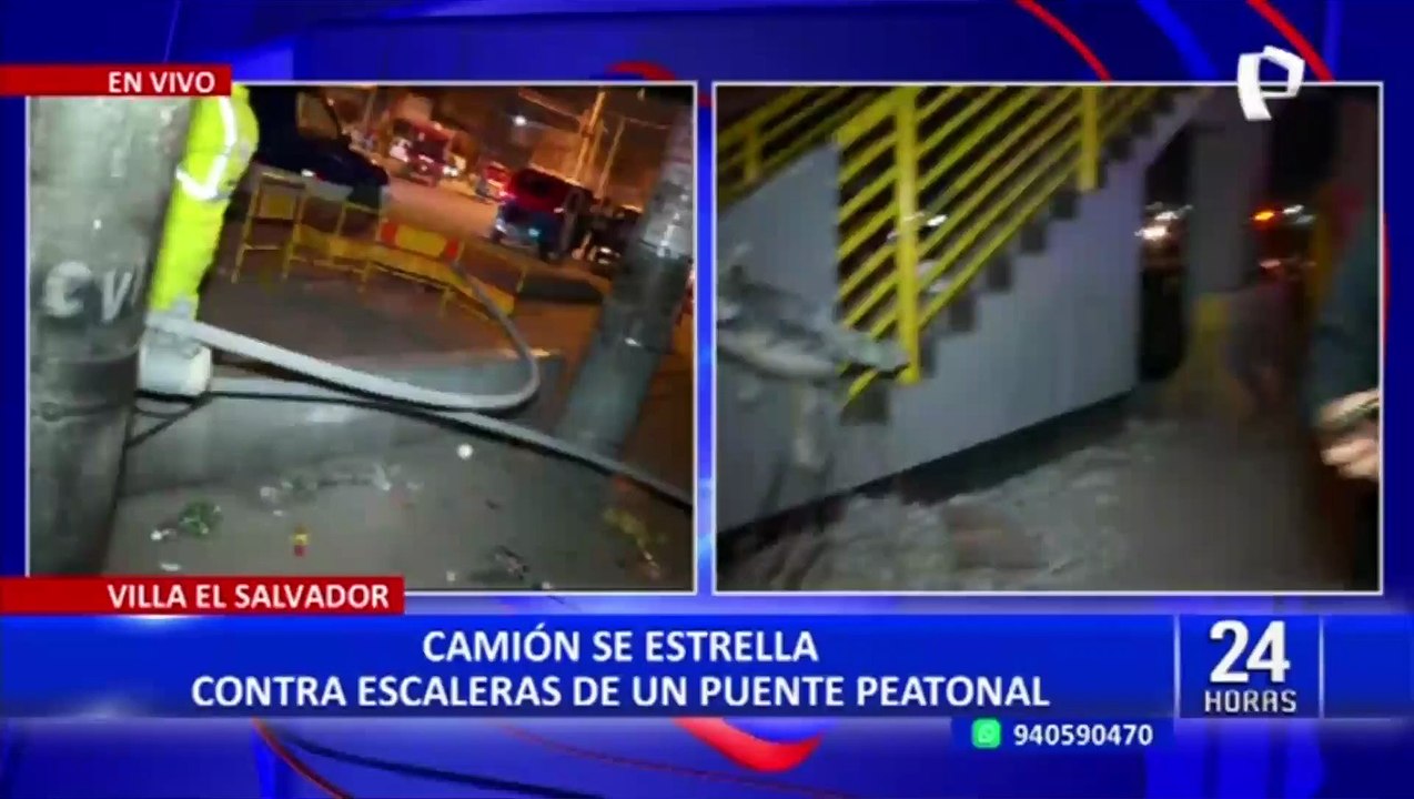 VES: Reportan aniego en Antigua Panamericana sur tras rotura de tuberia de desagüe