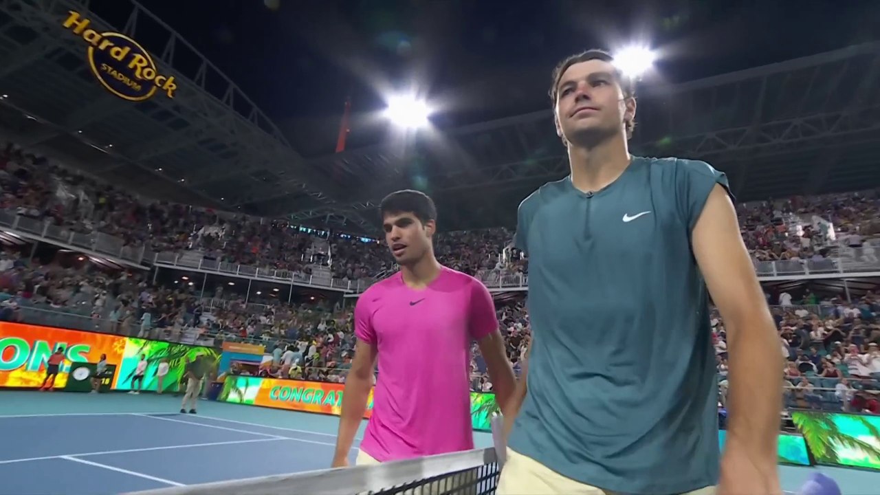 Alcaraz v Fritz | Miami Open | Match Highlights