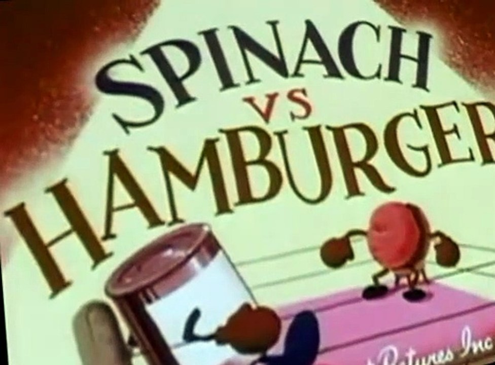 Popeye the Sailor Popeye the Sailor E158 Spinach vs Hamburgers
