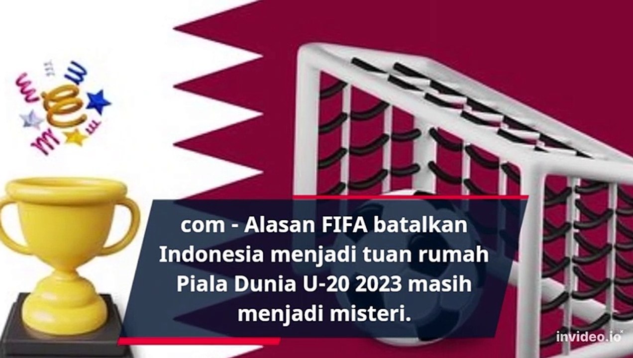 Revealed! Reasons for FIFA Canceling Indonesia to Host the U-20 World Cup, Zainudin Amali Explains in Detail