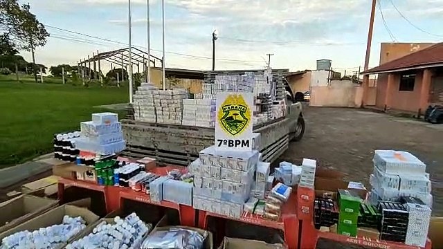 Polícia apreende grande quantidade de anabolizantes e celulares em Goioerê