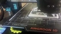 3D Printed Aeroplane Model - F16 Flying Falcon - Kit Card - Time Lapse   Assembly