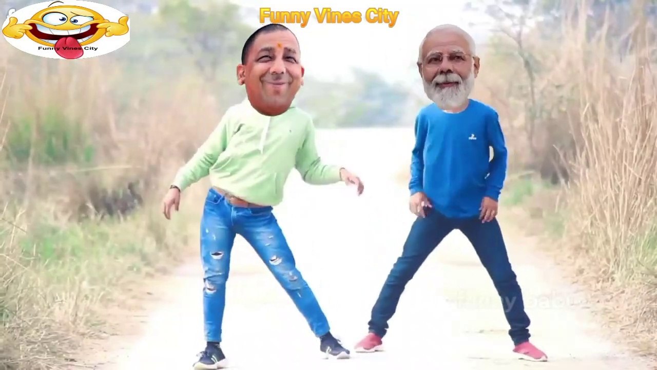 Teri aakhya ka yo kajal -- Sapna Choudhary -- Dance with modi and kejriwal
