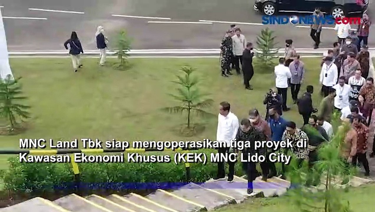 Presiden Jokowi dan Rombongan Menteri Tinjau KEK MNC Lido City Bareng Hary Tanoesoedibjo