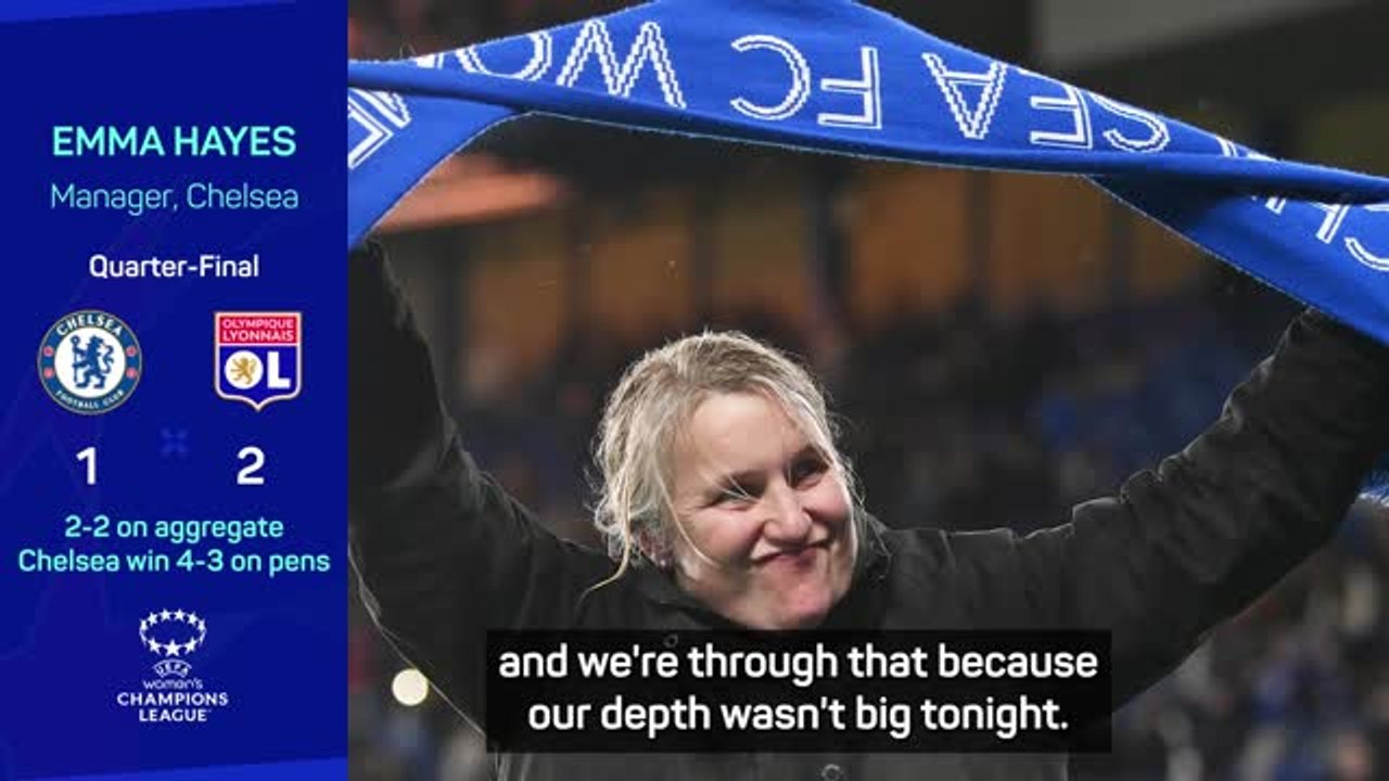 "Exhausted" Hayes relieved by Chelsea penalty e...