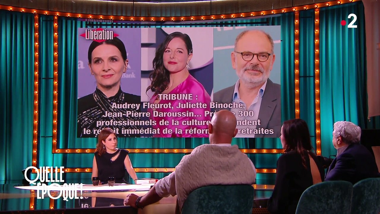 Laure Calamy pousse un coup de gueule contre la réforme des retraites dans "Quelle époque"