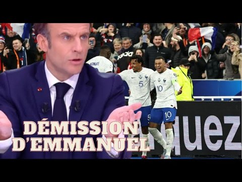 FRANCE - PAYS-BAS : Les supporters sifflent à la 49e minute et appellent Macron à la démission
