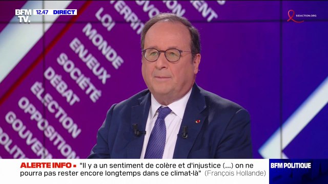 François Hollande estime que changer de Première ministre sans changer la réforme des retraites ne servirait absolument à rien