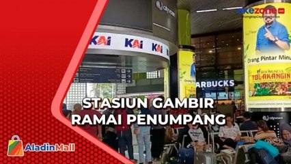 Fenomena Mudik Dini, Stasiun Gambir Ramai Calon Penumpang