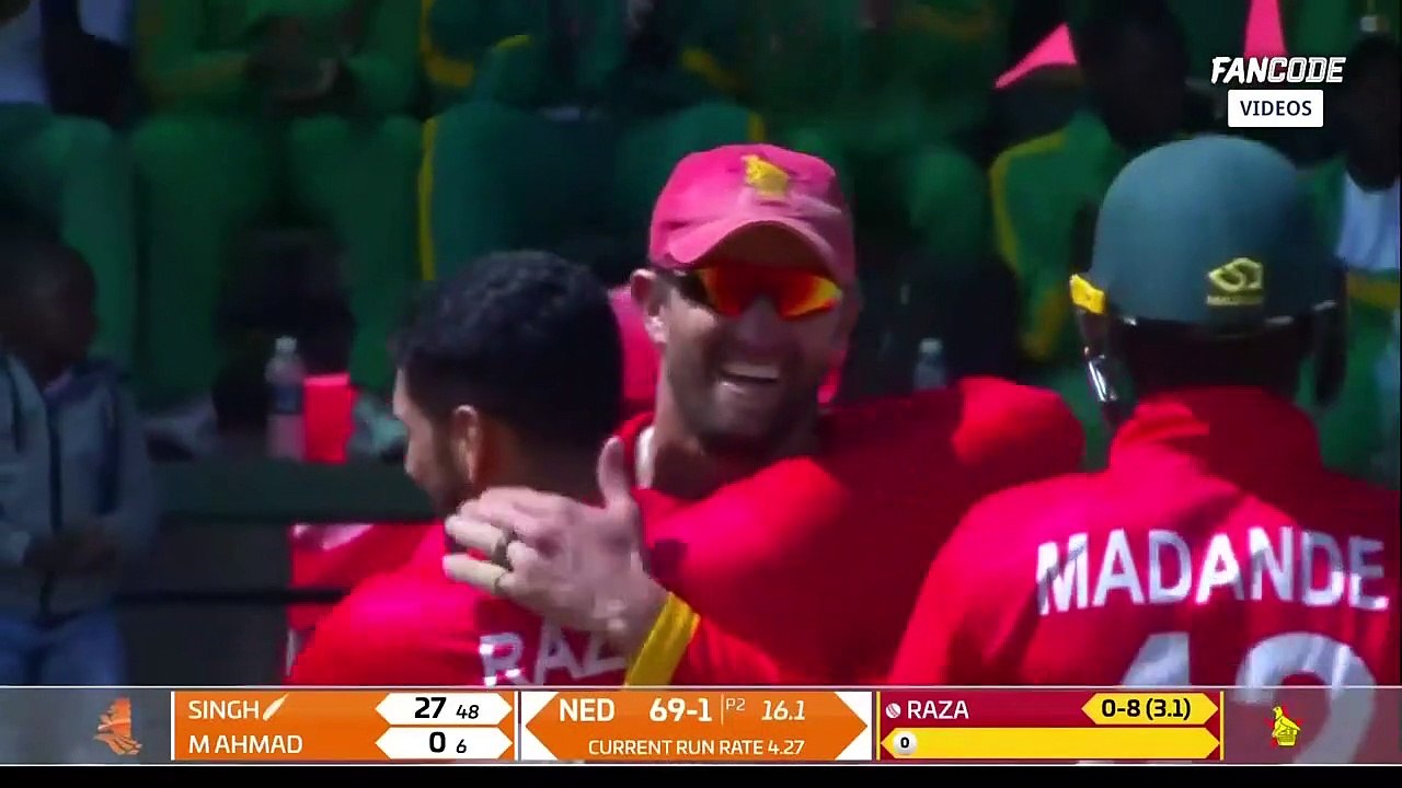 ZIM V NED 3rd ODI Highlights_All-round ZIM outplay NED to seal series 2-1