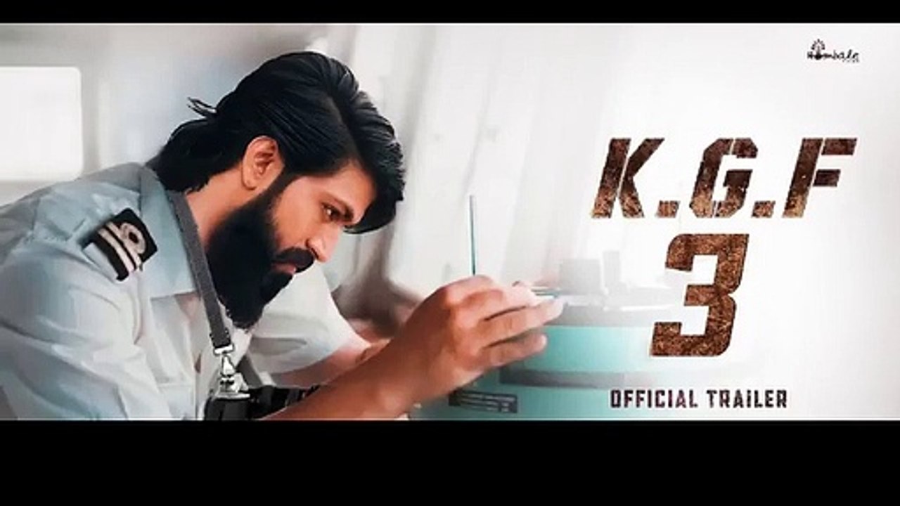 Kgf Chapter 3 Official Trailer | Yash | Prabhas | Prashanth Neel | Ravi Basrur