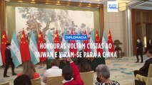 Honduras voltam as costas ao Taiwan e viram-se para a China