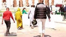 مغاربة يتوافدون على مسجد الحسن الثاني لأداء أول صلاة جمعة في رمضان 2023