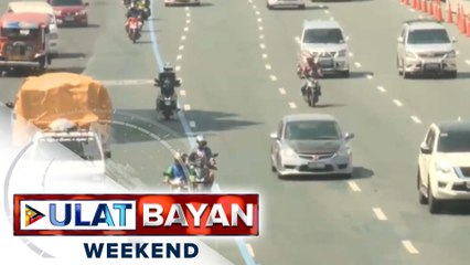 Dry run para sa motorcycle lane sa Commonwealth Ave., huling araw na