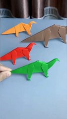 Dinosaurs paper crafts #shorts #dinosaurs #hdcrafts craft #papercraft