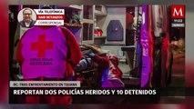 Enfrentamiento entre policías y civiles armados deja como saldo 10 detenidos en Baja California