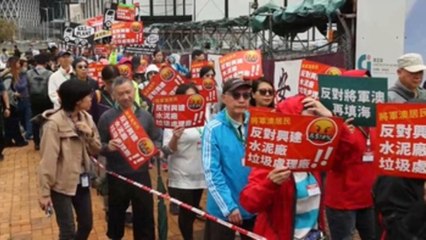 Primera protesta autorizada en Hong Kong en 3 años, pero con restricciones