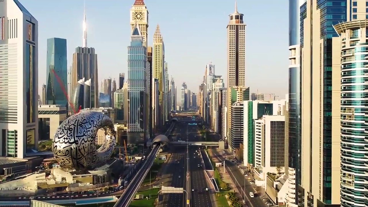 building HDR 4k Dubai