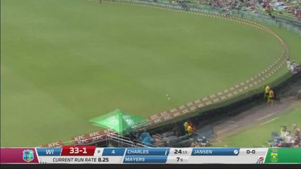 Charles makes West Indies' history with quickest 100