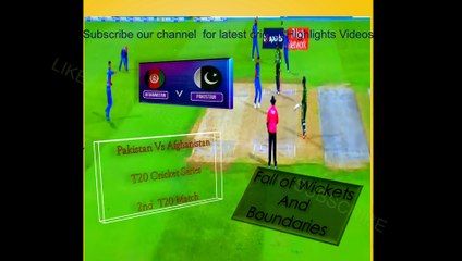 下载视频: 2nd T20 Match  Pakistan Innings Wickets and Boundaries. Pakistan Vs Afghanistan. Pak Afghan Match. 2nd T20 Match. Fall of Wickets and Boundaries.