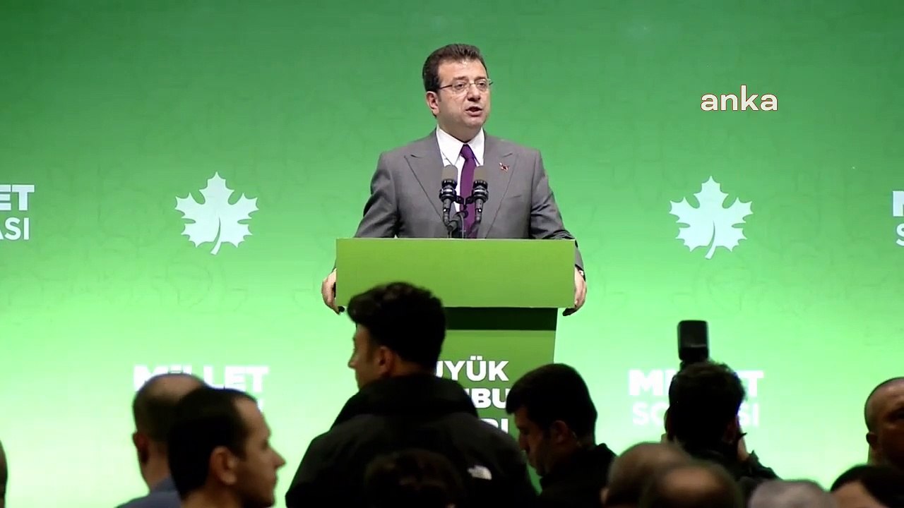 Ekrem İmamoğlu: 'Bir avuç insanın değil, milletin aklıyla yeni bir dönemi hep birlikte başlatmanın gururunu yaşayacağız'