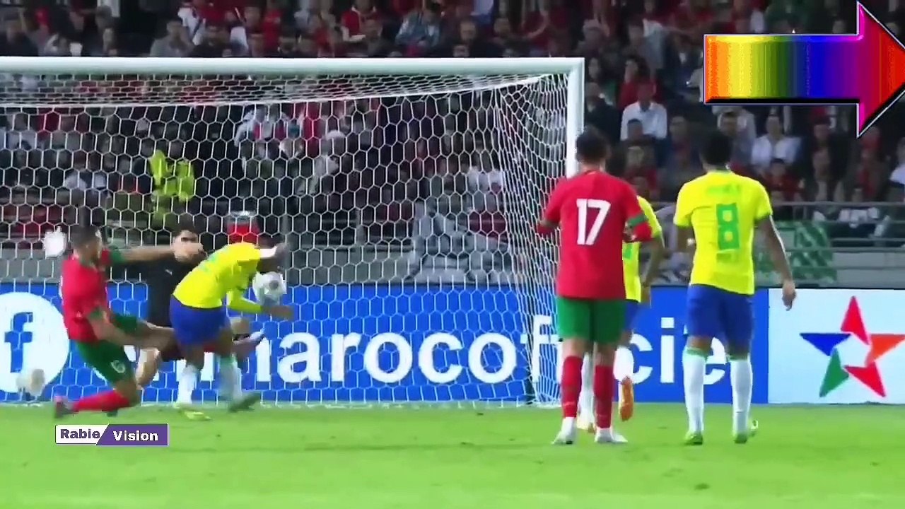 ملخص مباراة المغرب مع البرازيل_فوز المنتخب المغربي على خصمه البرازيلي