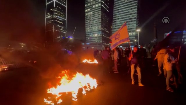 İsrail'de yargı reformu binlerce İsrailliyi sokağa döktü