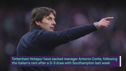 Descargar video: BREAKING NEWS: Football: Breaking News - Tottenham sack Antonio Conte