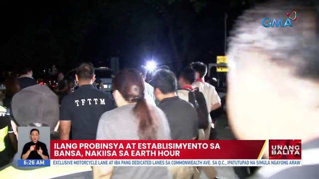 Ilang probinsya at establisimyento sa bansa, nakiisa sa earth hour | UB