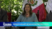 Maritza Sánchez critica declaraciones en su contra que la vinculan con expresidente Castillo