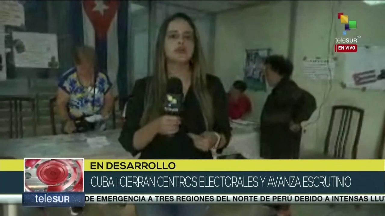 Cuba: Cierran los centros electorales y avanza el ejercicio de escrutinio de votos