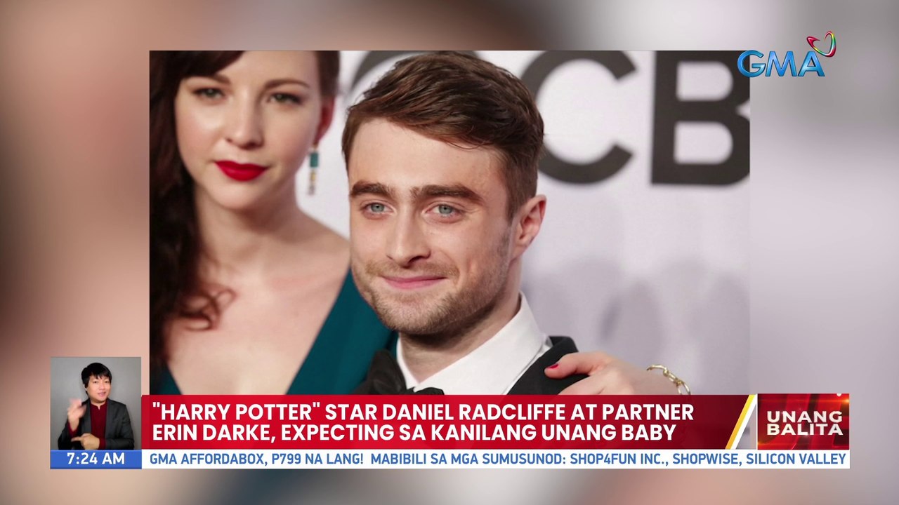 "Harry Potter" star Daniel Radcliffe at partner...
