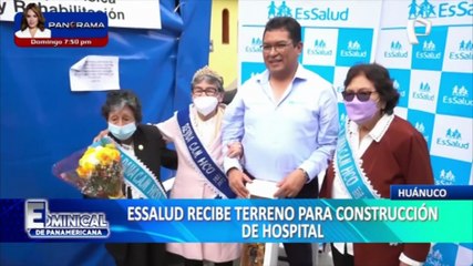 Video herunterladen: EsSalud recibe terreno para construir hospital que beneficiará a más de 190 000 asegurados de Huánuco