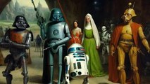 Star Wars by Midjourney. AI interpretation in the style of Hieronymus Bosch