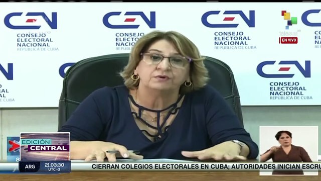 Cuba: Alina Balseiro, presidenta del CEN, ofrece balance de participación en elecciones legislativas