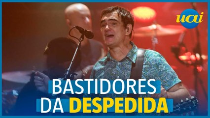 Bastidores da despedida de Skank dos palcos