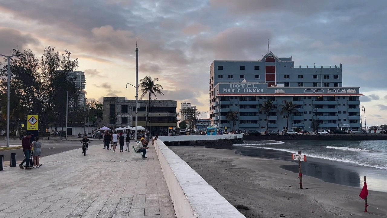 Caminata por el Puerto de Veracruz.