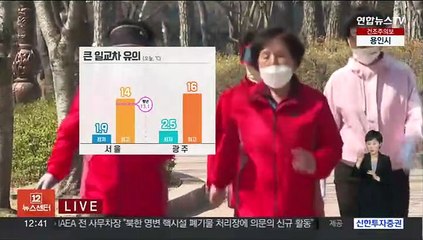 [날씨] 큰 일교차, 낮 서울 14도…곳곳 대기 건조