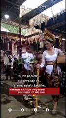 Setelah 16 tahun berpacaran, akhirnya pasangan ini sah menikah