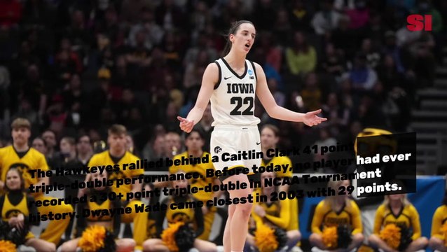 Iowa Advances To Final Four Behind Caitlin Clark 40-point Triple Double