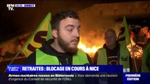 Retraites: blocage en cours au parc d'activité logistique de Nice Saint-Isidore