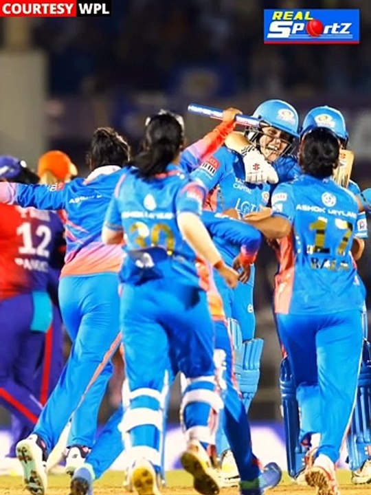Mumbai Indians Won Inaugural Title MI vs DC WPL HIGHLIGHTS wpl 