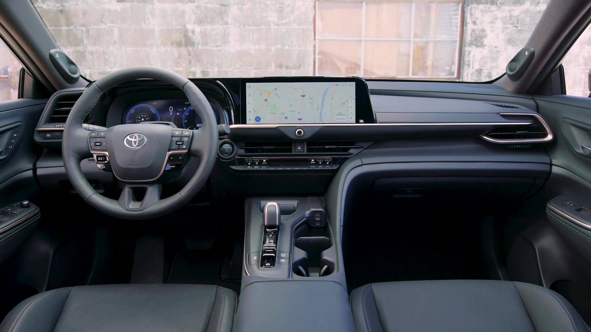 ⁣2023 Toyota Crown Limited Heavy Metal Interior Design