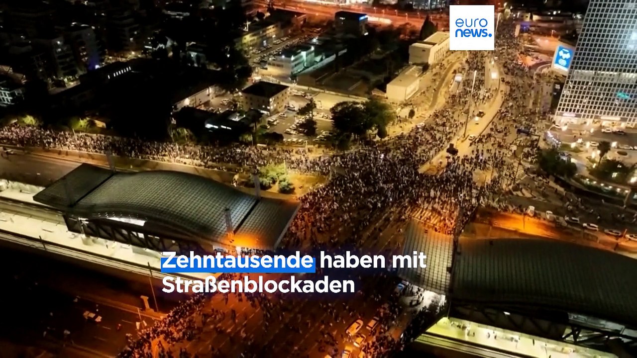 Zehntausende fordern Stopp der umstrittenen Justizreform in Israel